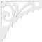 Ekena Millwork Genova Architectural Grade PVC Bracket, 5/8"W X 12"D X 12"H BKTP01X12X12GE - alternate 2